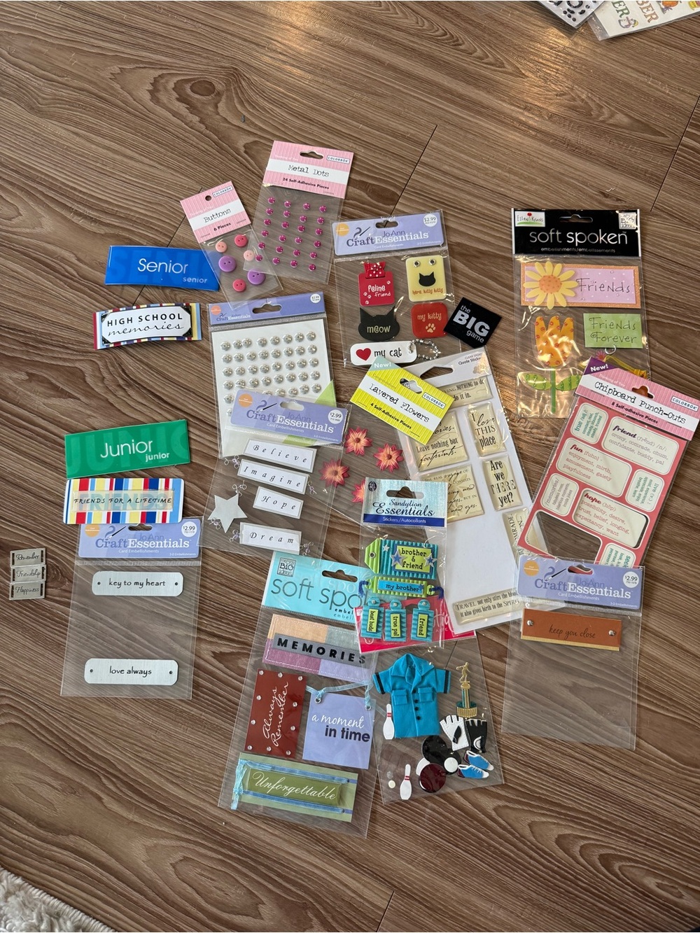 Assorted Scrapbooking & Craft Embellishments – New & Pre-Owned